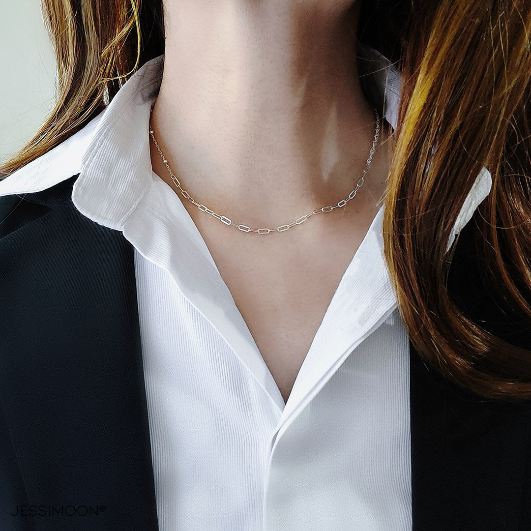 BN1009 - Multiway Bracelet⇄Necklace, 3 Types of Chains Mixed