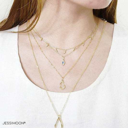 Multi-layer Necklaces + Earrings