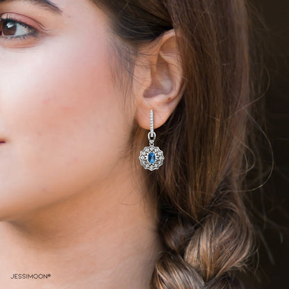 Earrings + Necklace + Stacking Bracelet