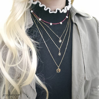 Multi-layer Necklaces + Earrings