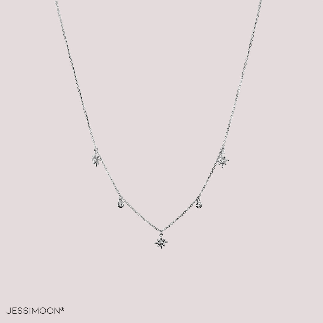 Octopus Dainty Choker with CZ Stones