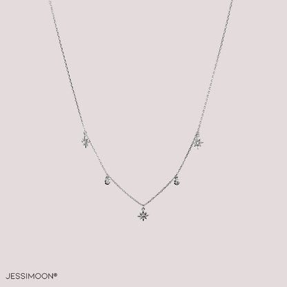 Octopus Dainty Choker with CZ Stones