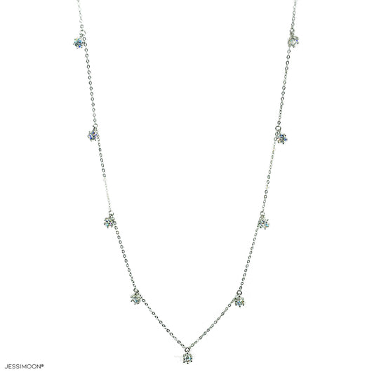 Prong Setting Clear CZ Choker