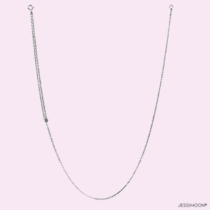 NE20 Necklace Chain with Spring Clasp, 10.5"-20" Adjustable