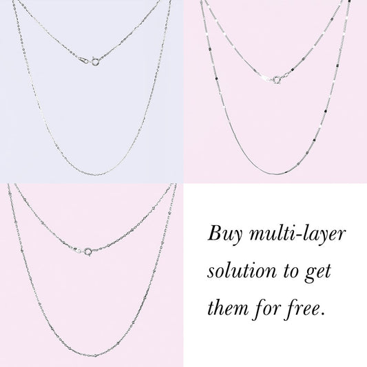 Necklace Chains Bundle Gift for Multi-layer Solution