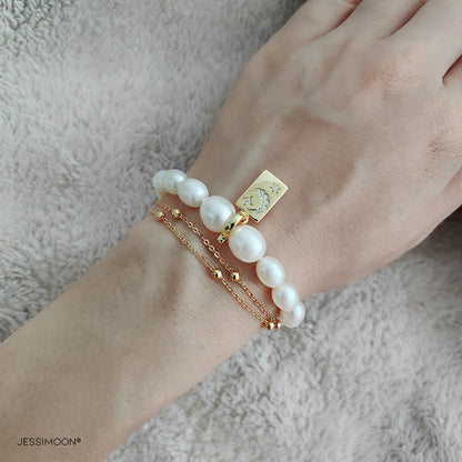 Earrings +Necklace + Stacking Bracelet