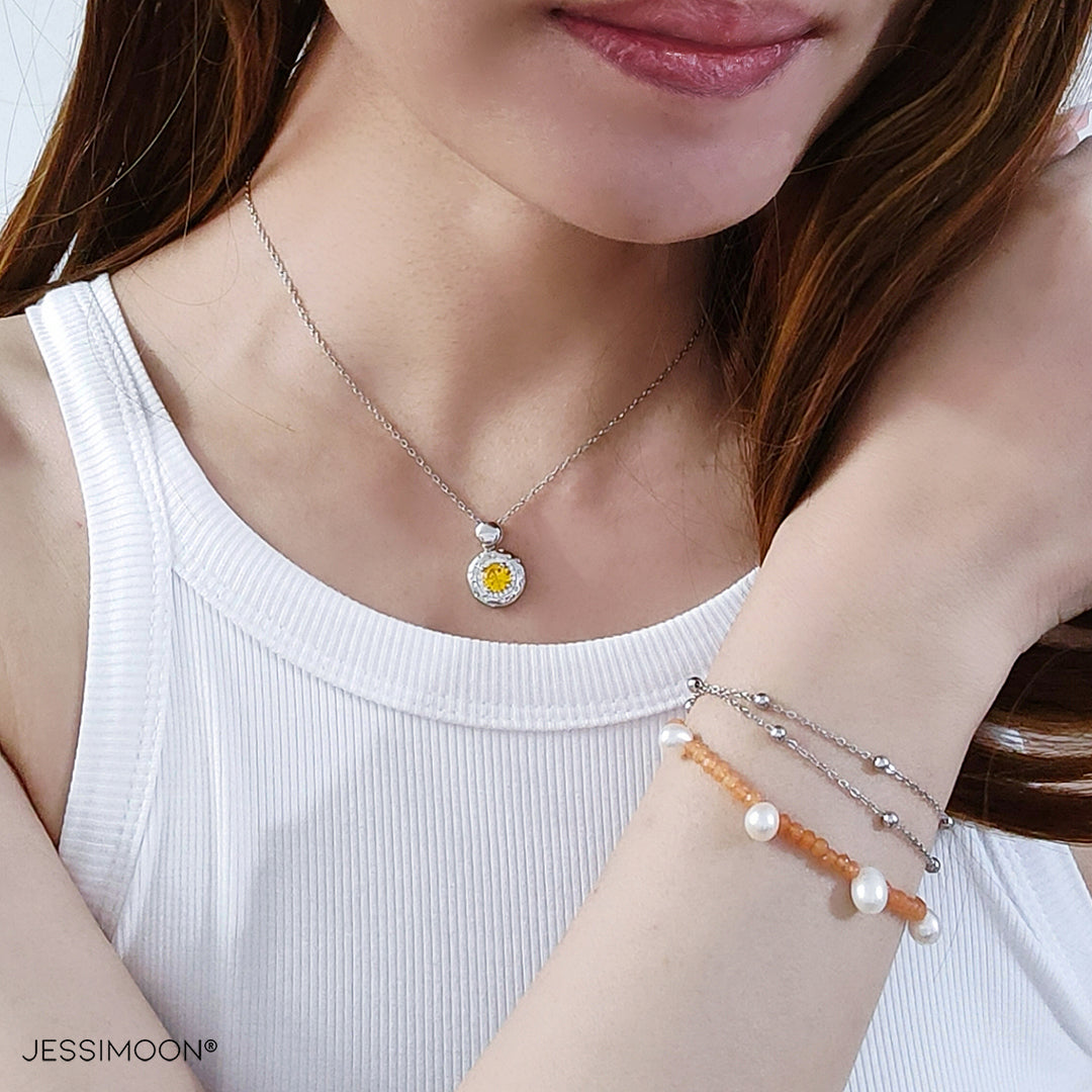 Layered Necklaces + Stacking Bracelet