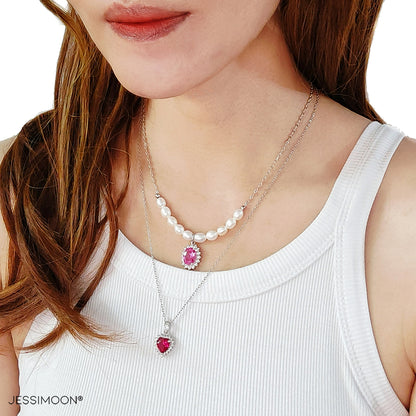 Layered Necklaces + Stacking Bracelet