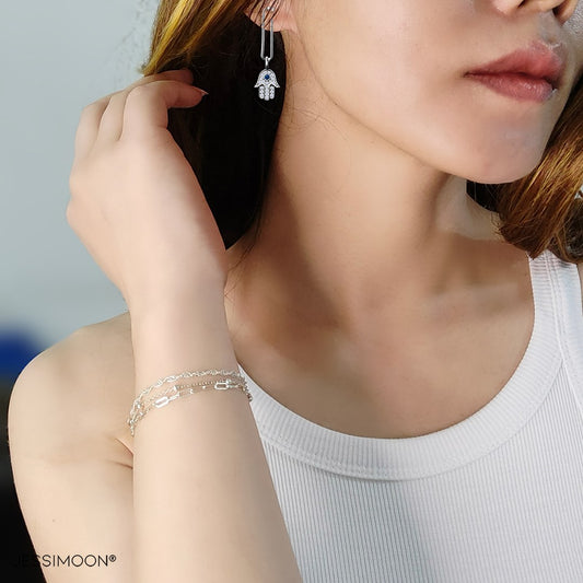 Charm Necklaces + Stacking Bracelet + Earrings
