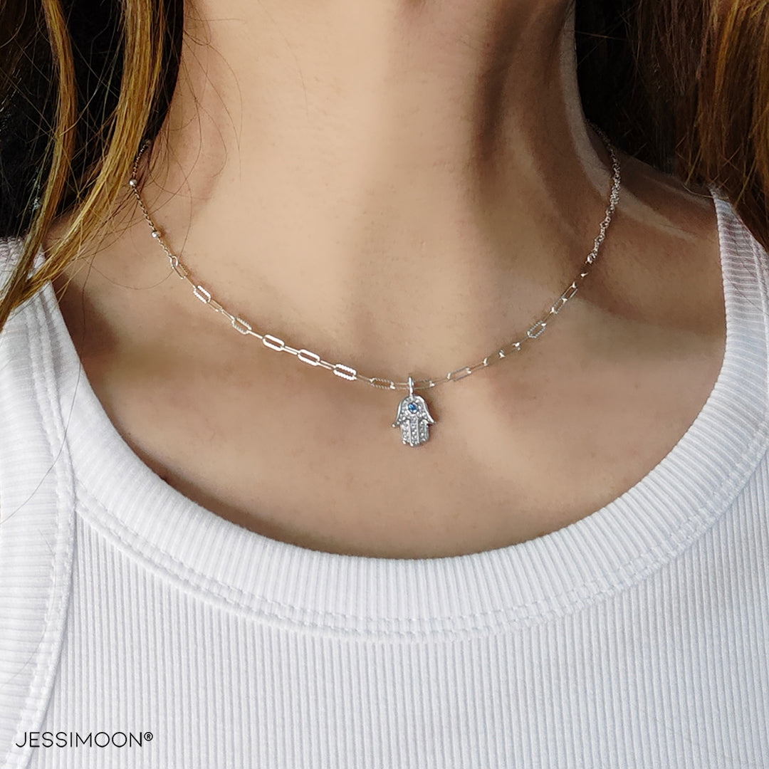 Charm Necklaces + Stacking Bracelet + Earrings