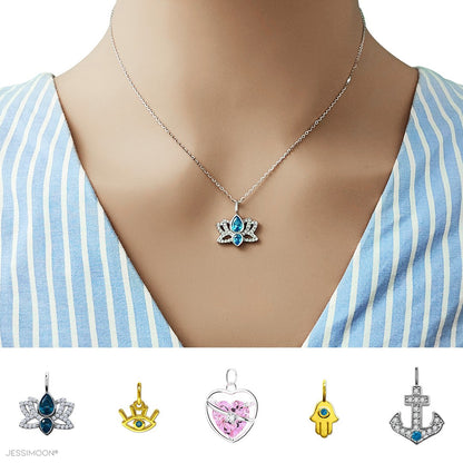 necklaces + charms bracelet