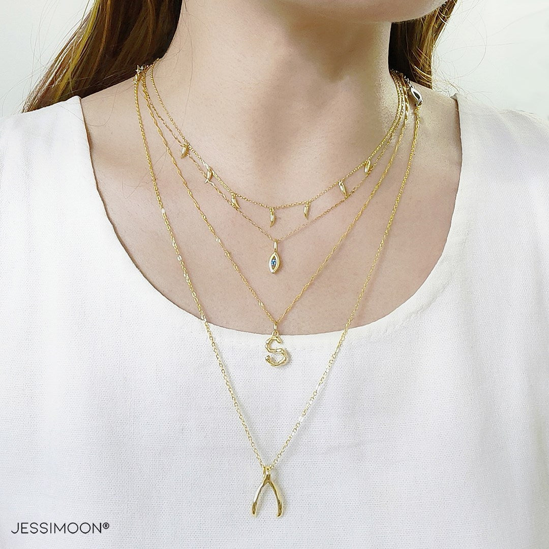 Multi-layer Necklaces + Earrings