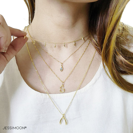 Multi-layer Necklaces + Earrings