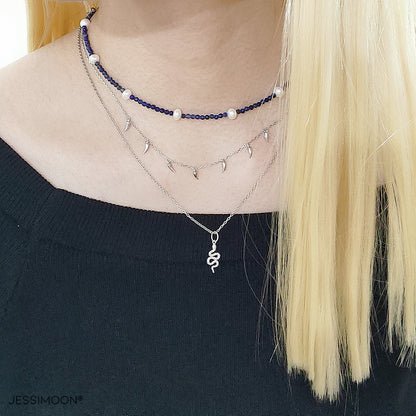 Layered Necklaces + Earrings