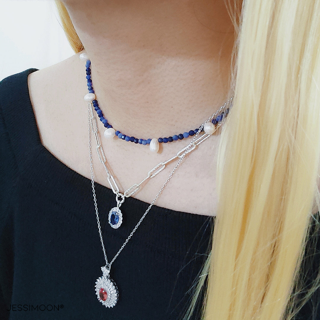 Layered Necklaces + Stacking Bracelet