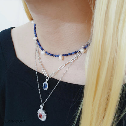 Layered Necklaces + Stacking Bracelet