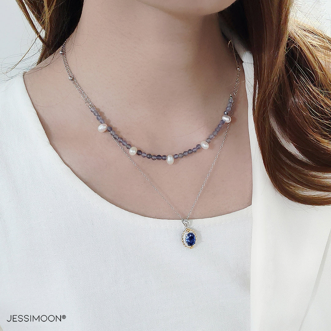 Layered Necklaces + Stacking Bracelet