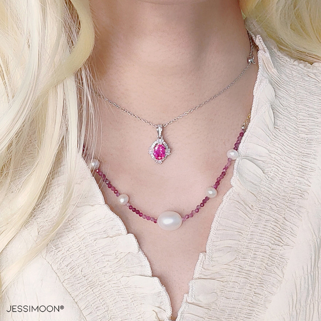 Layered Necklaces + Stacking Bracelet