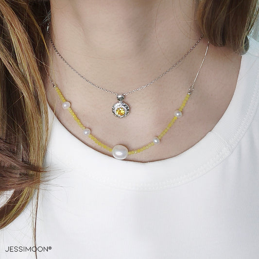 Layered Necklaces + Stacking Bracelet