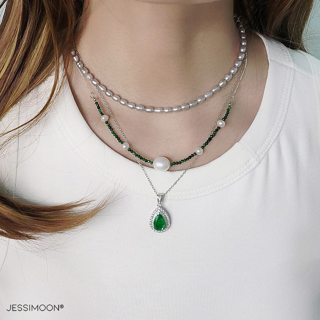 Layered Necklaces + Stacking Bracelet